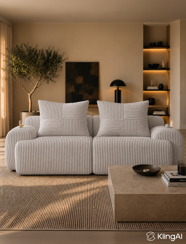 Essentiel Compact - 2 places Gris clair