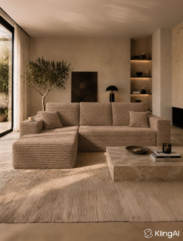 Essentiel Angles - 3 places Marron