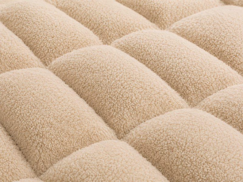 Tissu chenille tufté
