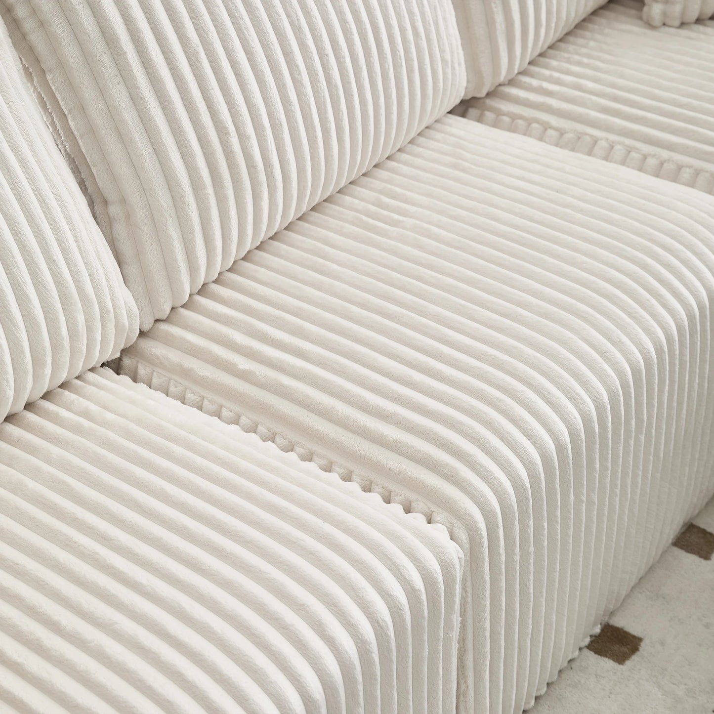 Canapé Modulable Velours Côtelé Compressé — Modulora | 5 Coloris