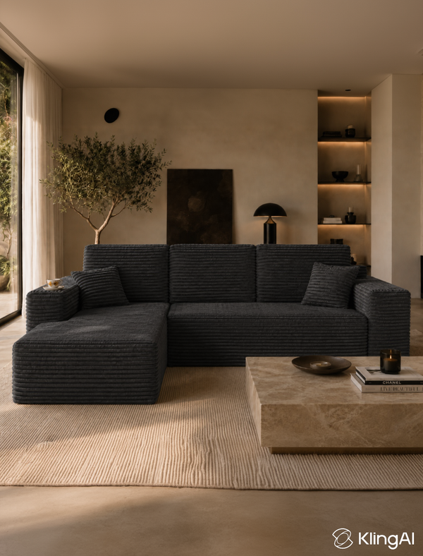 Essentiel Angles - 3 places Gris